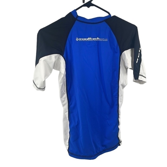 VOLCOM swim shirt rash guard anti uv mod tech uv ultra violet protection sz lg - Picture 2 of 8